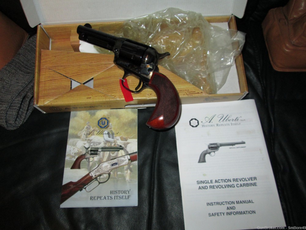 Uberti Birdshead 3.5 inch .22/,22mag revolver, New in its box , unfired-img-0