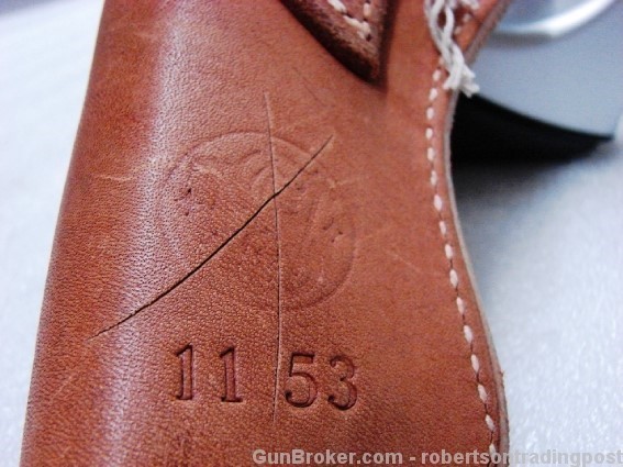 S&W # 1153 4" Pistol Holster RH Leather-img-5