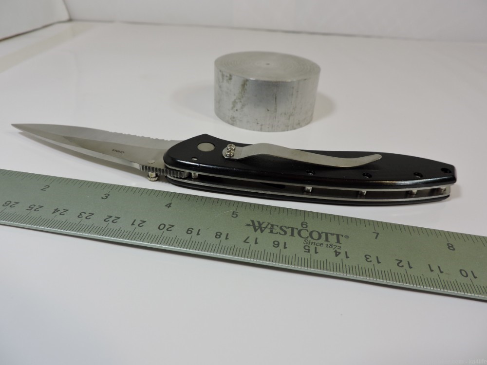 Spring Assisted Liner Folding Pocket Knife Clip Point-img-2