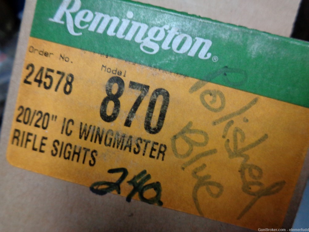 Remington 870 20 guage Polished Blue barrel-New old stock-img-1