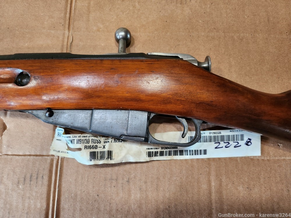 Russian 91/30 1943 7.62x 54R all with matching parts-img-29