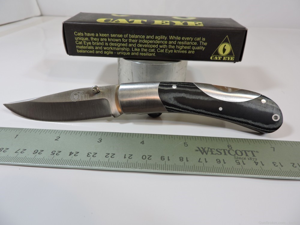 Lockback Folding Pocket Knife CatEye   EYE005-img-1