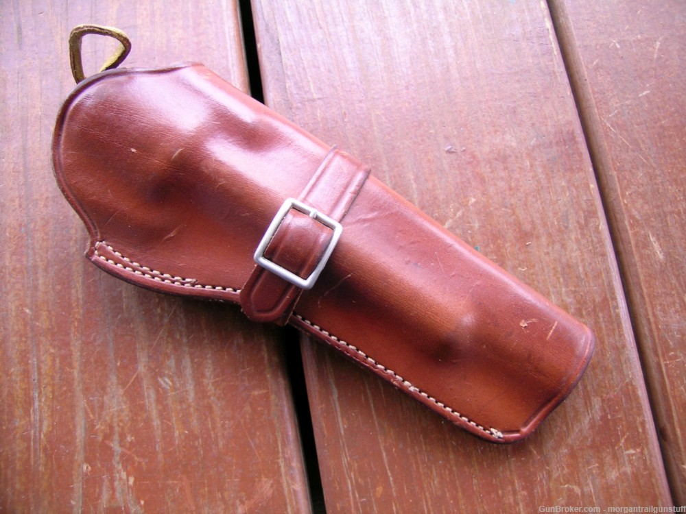 Safariland #42 Leather Holster For Ruger Single Six 5-1/2" Uberti Colt .22 -img-0