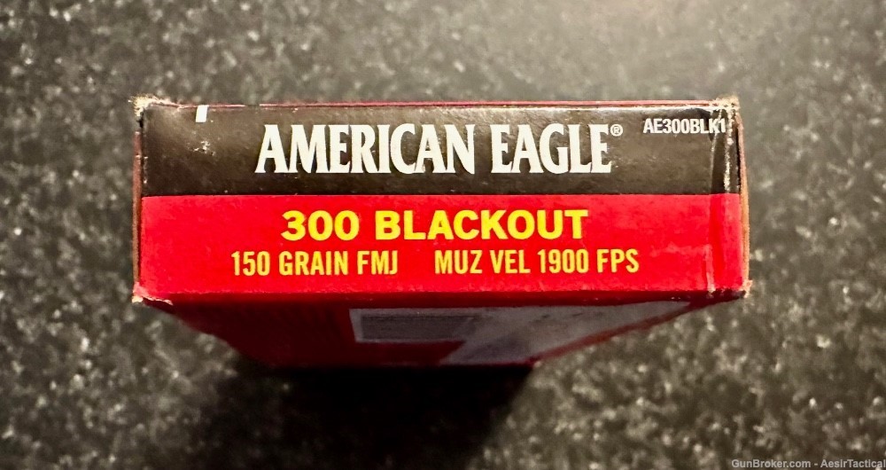 Federal American Eagle .300 Blackout 150gr FMJ supersonic 20 rounds-img-0