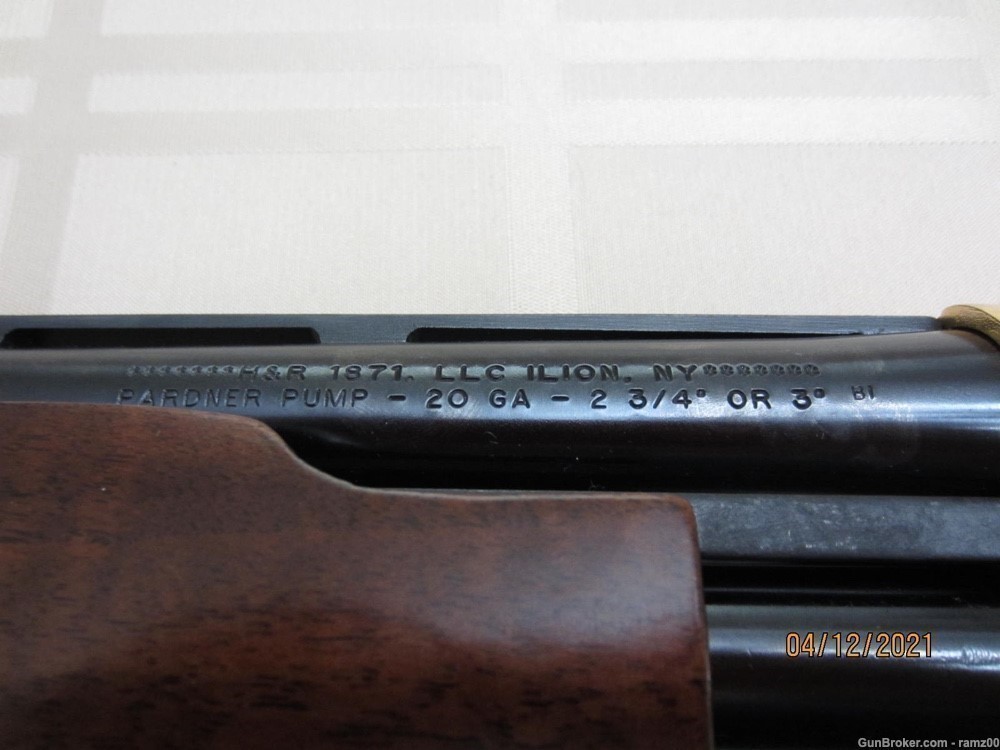 H&R 1871 Pardner Pump Shotgun  NRA - New Mexico #3 of 100-img-3