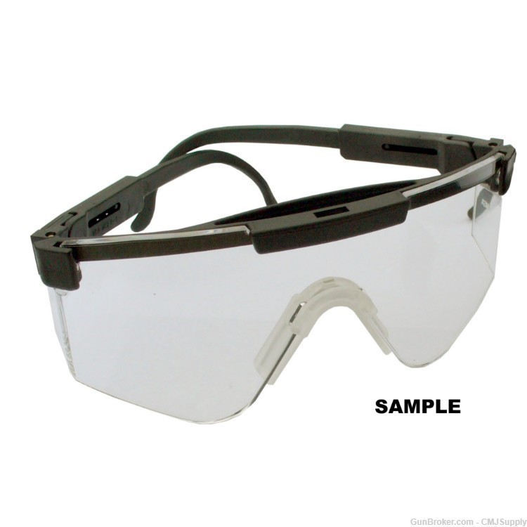 Genuine US Military SPEC Safety Glasses w/Clear Lenses SEALED-img-3