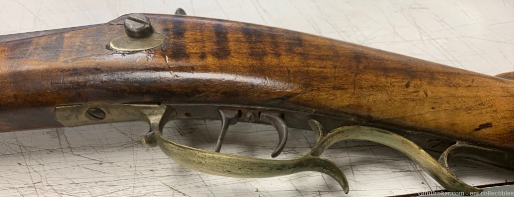 Kentucky half-stock rifle set. circa 1830-img-3