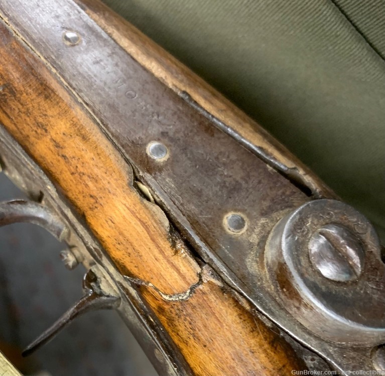 Kentucky half-stock rifle set. circa 1830-img-10