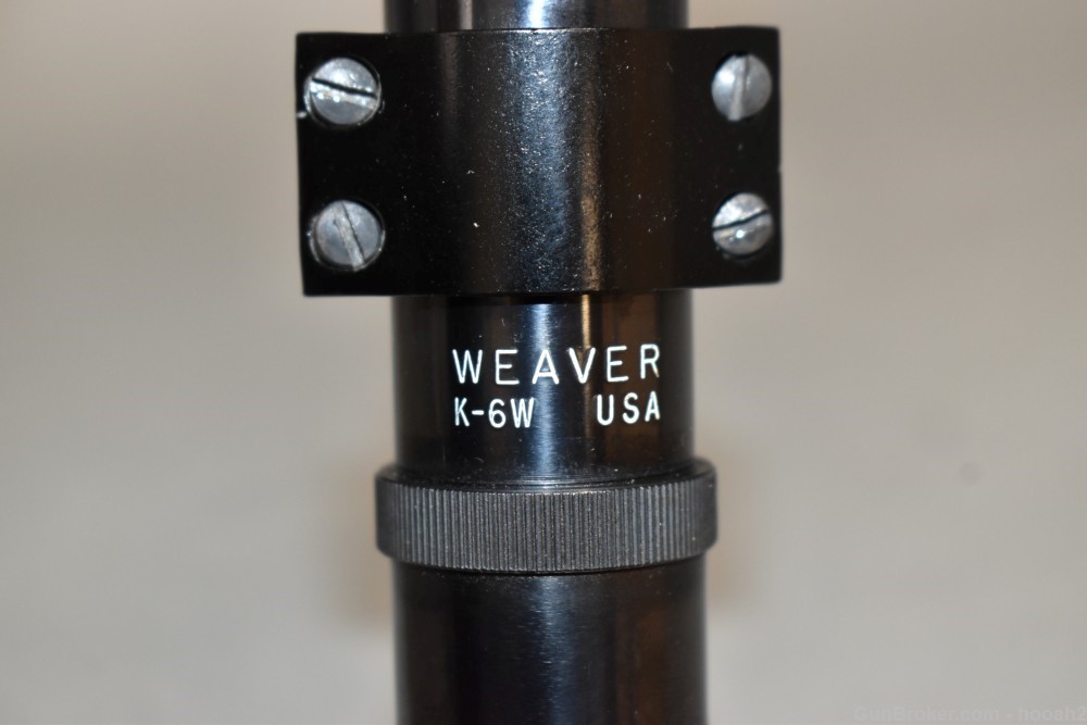 Weaver K-6W Micro-Trac 6X Fixed Power Rifle Scope Duplex Reticle-img-11