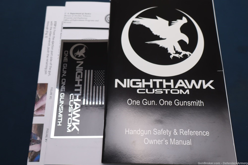Nighthawk Custom 2011 Boardroom Series President Government Optic Ready 9mm-img-26