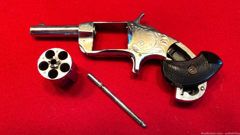Rome Revolver & Novelty Works .32 RF Spur Trigger, Engraved-img-14