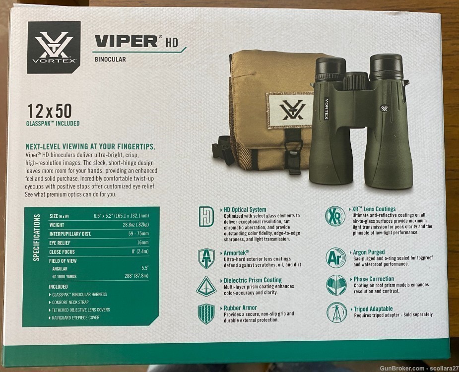 Vortex Viper HD 12x50 Binocular-img-3
