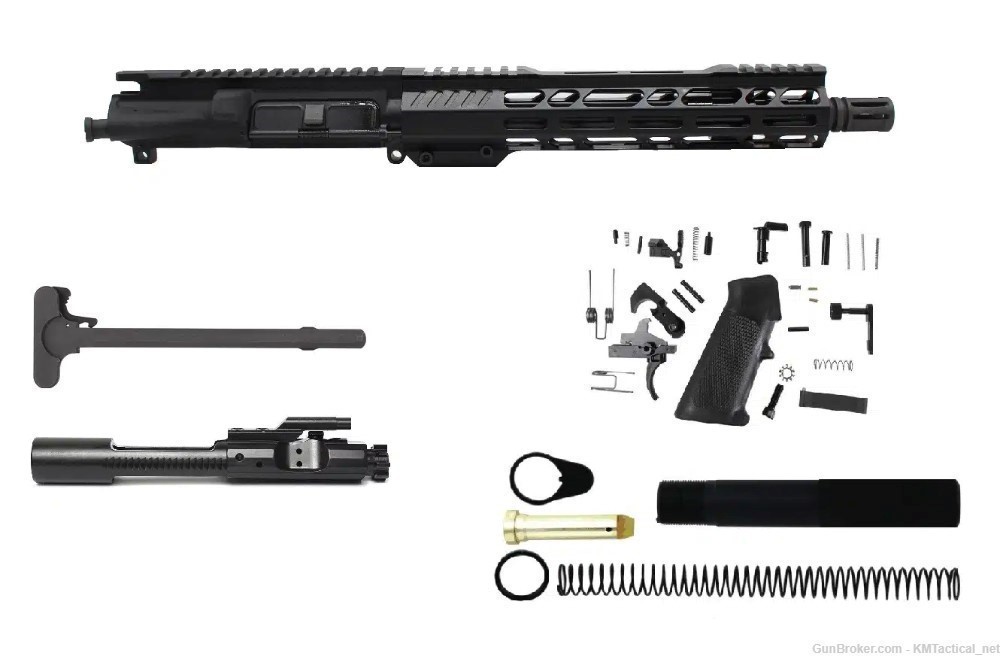 AR15 10.5" Buyer Choice Complete AR 15 Pistol Kit W Upper LPK BCG 5.56 300-img-0