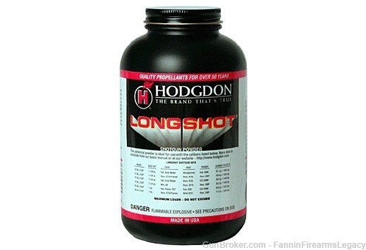 HODGDON LONGSHOT 1LB Can 28 20 16 12 Gauge 38 Super 40S&W 357 SIG LS1-img-0