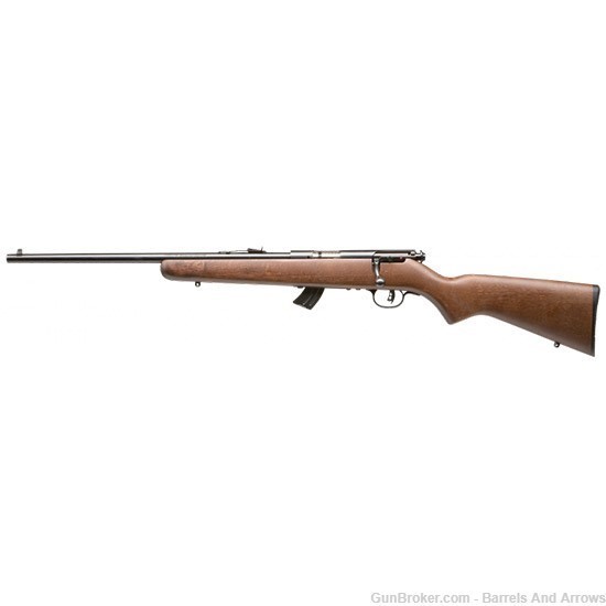 Savage 50702 Mark II GLY Bolt Action Rifle 22 LR, LH, 19 in, Satin Blued-img-0