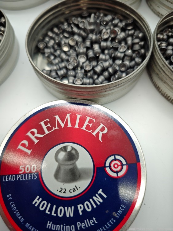 Approximately 3,000 .22 cal Lead Airgun Pellets-img-10