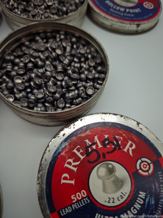 Approximately 3,000 .22 cal Lead Airgun Pellets-img-11