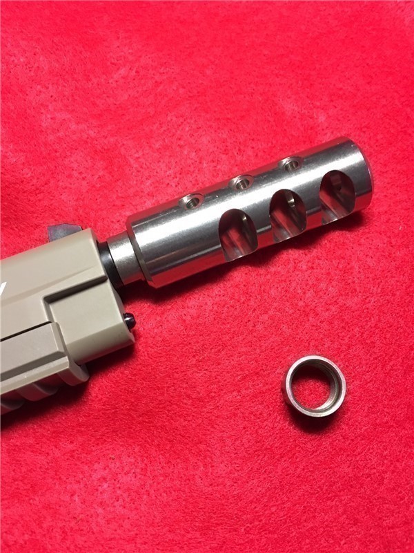 Flash Hider 1/2x28 AR-15 Stainless New Bitcoin-img-0