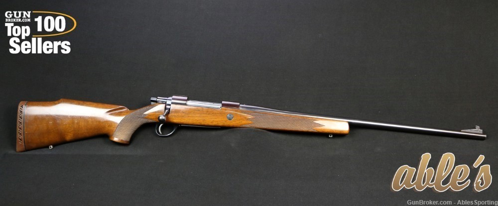 Sako L61R Bolt-Action Rifle, 7mm Rem Mag, 22", Wood Stock, Blued Barrel-img-0