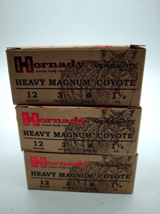 30 Shells Hornady Heavy Magnum Coyote 12ga 3"-img-0