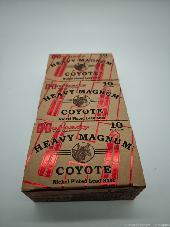 30 Shells Hornady Heavy Magnum Coyote 12ga 3"-img-3