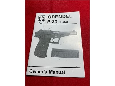 Grendel Owner Manual For P-30 Bitcoin