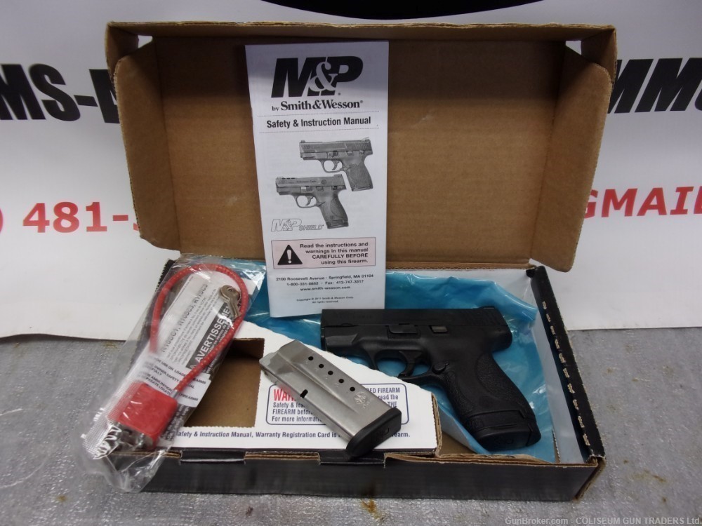 Smith & Wesson M&P9 Shield 9mm Pistol w/NYPD Trigger SKU#11702-img-1
