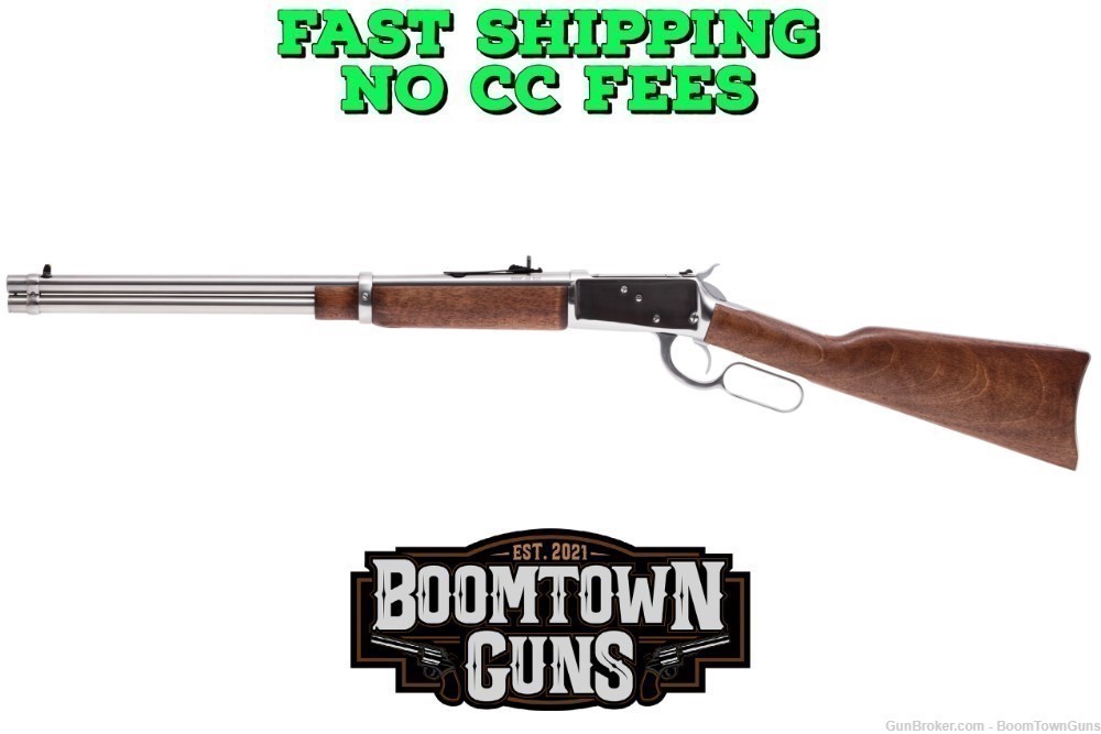 Rossi, R92, Lever Action, 44 Mag, 20" Round Barrel, Stainless (920442093) -img-0