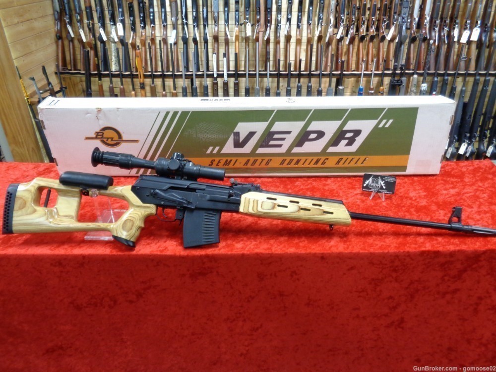 Molot VEPR 7.62x54r Dragunov SVD Russian Sniper Scope Semi Auto LNIB TRADE-img-0
