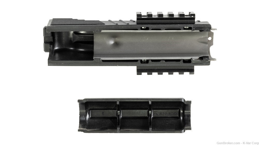 Rare Arsenal Black Handguard Set for Milled AK with Picatinny Rails-img-1