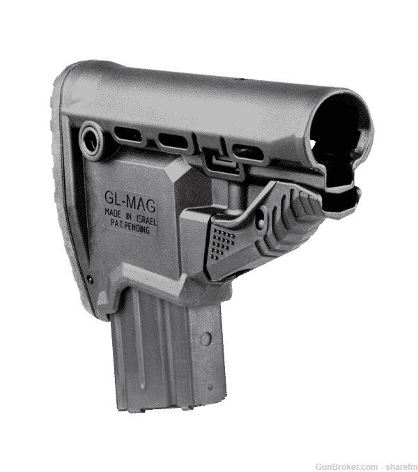 GL-MAG Fab Defense M4 Survival Buttstock With Built In Mag Carrier&5 Rounds-img-3
