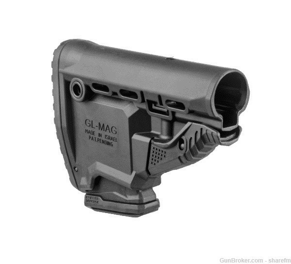 GL-MAG Fab Defense M4 Survival Buttstock With Built In Mag Carrier&5 Rounds-img-0