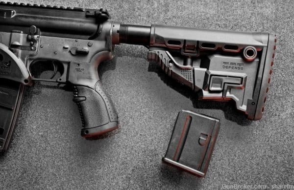 GL-MAG Fab Defense M4 Survival Buttstock With Built In Mag Carrier&5 Rounds-img-9