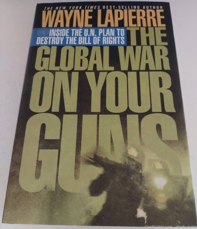 the global war on your guns  signed by author wayne lapierre-img-0