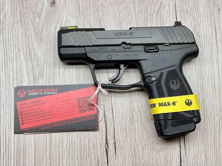 Ruger 3503 Max-9 Optic Ready 9mm Luger 3.20" Barrel 10+1 Or 12+1 OPTIC CUT-img-3