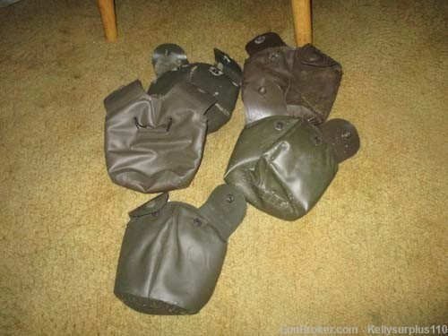  Lot of 5 Rubberized Dutch Canteen Covers-img-0