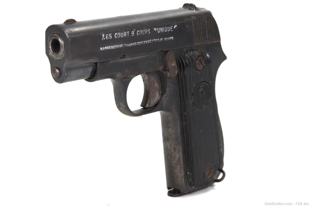 French Unique Model 17 / RR51, Moroccan Police Use, 7.65 (.32 ACP)-img-3