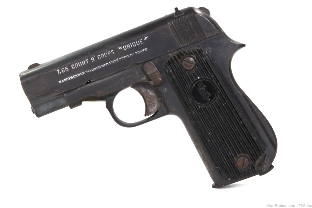 French Unique Model 17 / RR51, Moroccan Police Use, 7.65 (.32 ACP)-img-1