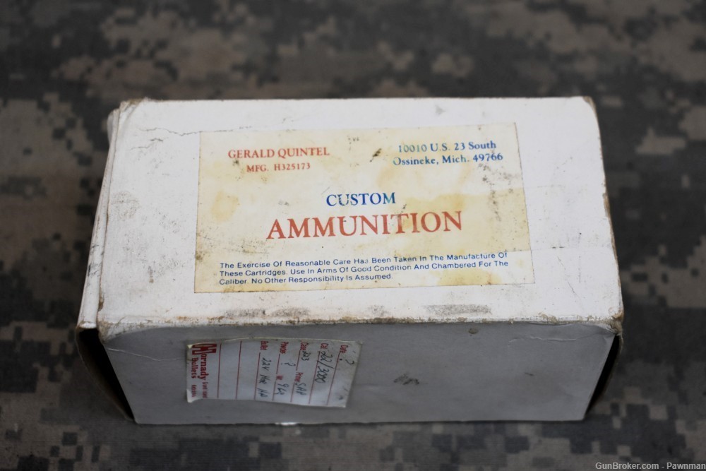 Gerald Quintel ammo in 22/3000 caliber -img-5