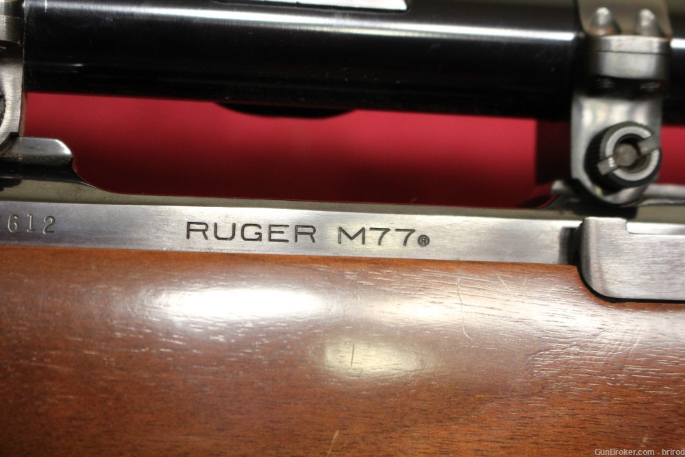 Ruger M77 .30-06 Bolt Rifle - 22", Tang Safety, Red Pad, Pre-Warning - 1974-img-2