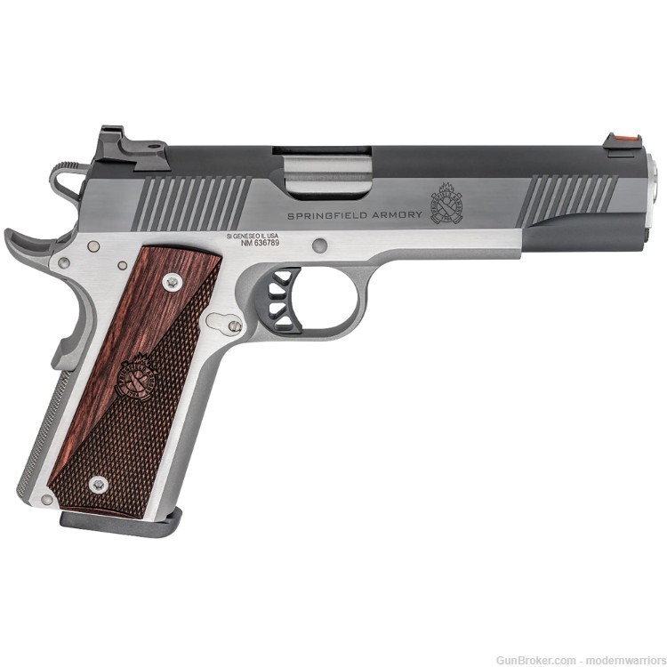 Springfield Armory 1911 Ronin - 5" Barrel (10mm) - Black/Stainless/Wood-img-1