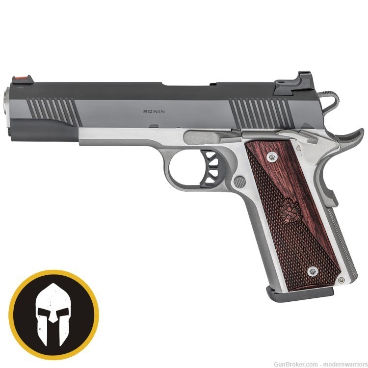 Springfield Armory 1911 Ronin - 5" Barrel (10mm) - Black/Stainless/Wood-img-0