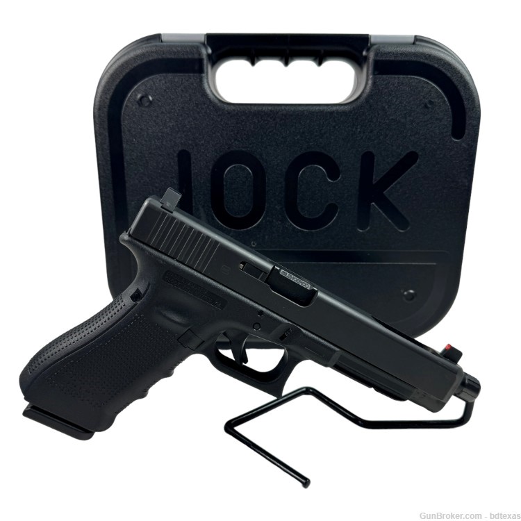 Pre-owned Glock 34 Gen 4 Pistol 9mm Silencerco Barrel-img-0