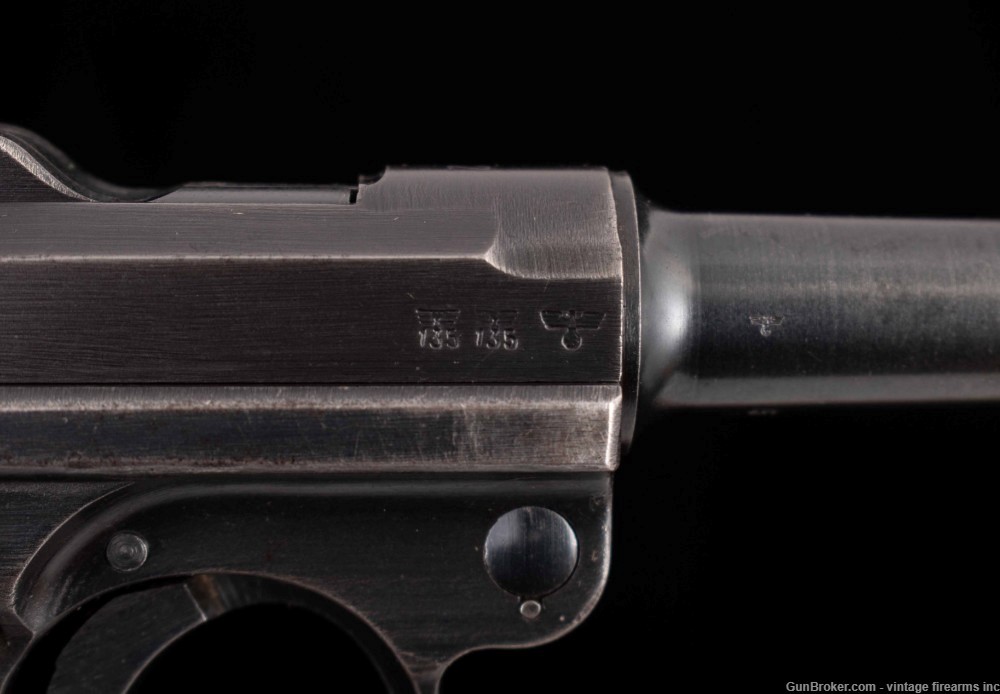 Mauser P.08 Black Widow 9mm - 1942, MATCHING NUMBERS-img-15