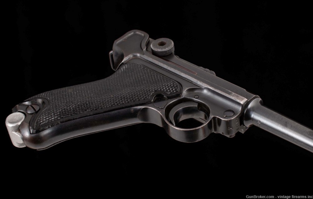 Mauser P.08 Black Widow 9mm - 1942, MATCHING NUMBERS-img-12