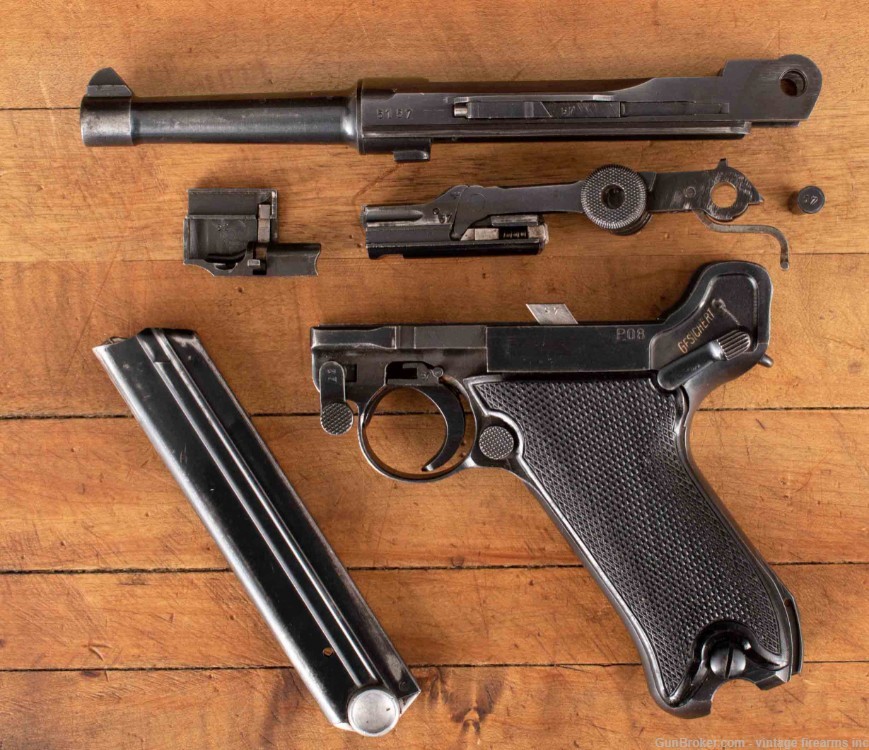 Mauser P.08 Black Widow 9mm - 1942, MATCHING NUMBERS-img-18