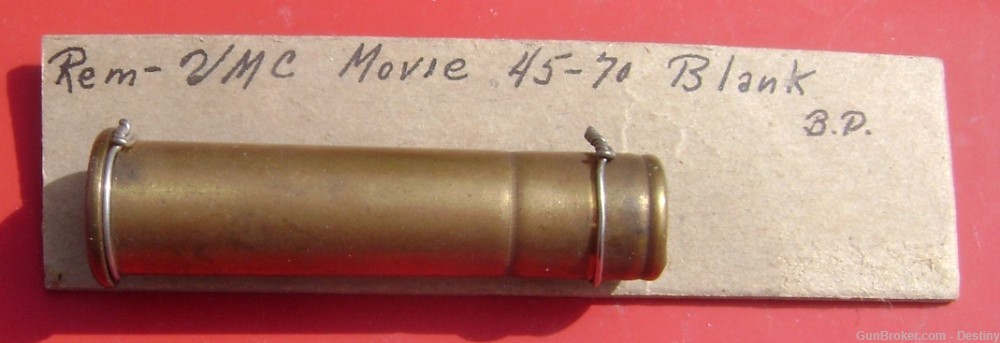 45-70 Govt. Rem-UMC Movie Gun Cartridge Blank-img-0