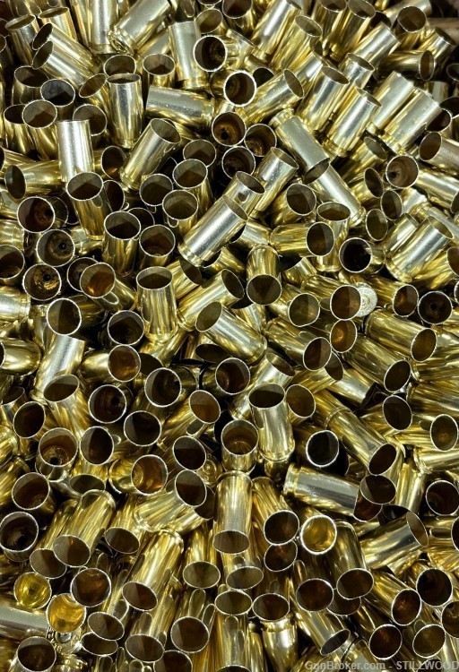 .40 S&W Fired Brass PIstol Casings Polished Inspected 1,000 at .03 each-img-0