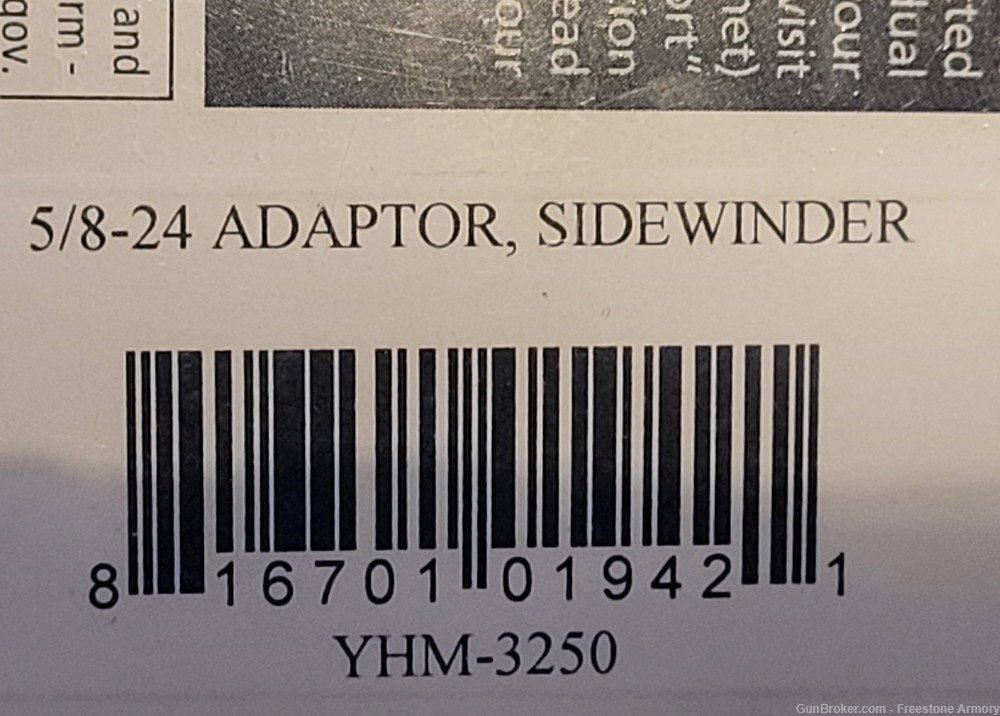 YHM Sidewinder 5/8 x24 Suppressor Silencer Adapter Yankee Hill Machine 3250-img-4