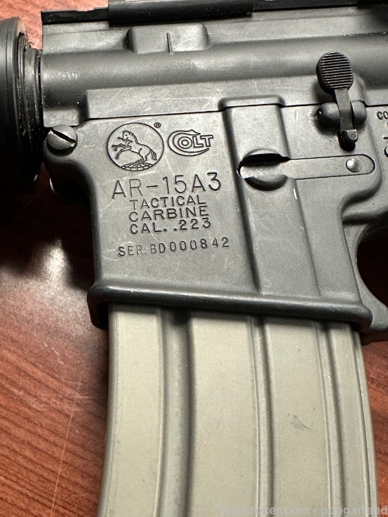 Colt AR-15A3 Tactical Carbine Cal .223 *SUPER RARE BD SERIAL NUMBER*-img-12